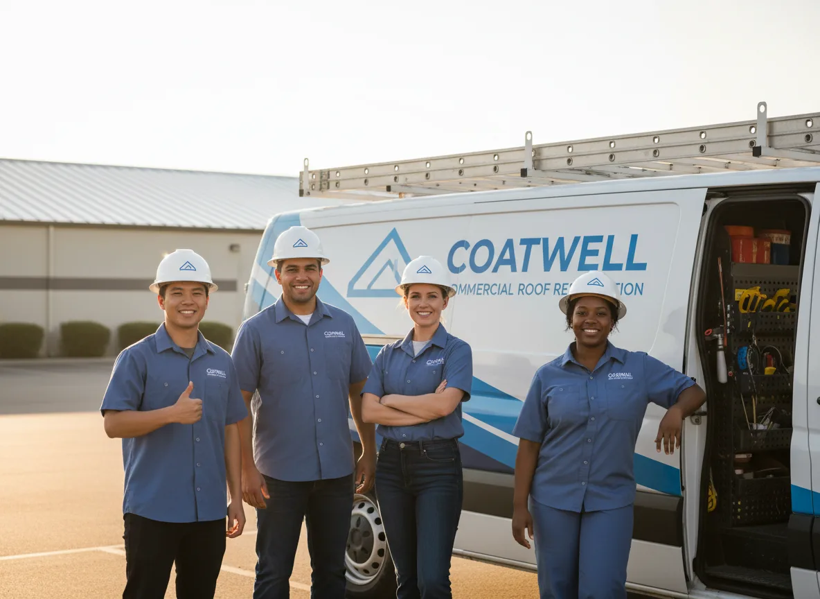 Commercial roof coating company in Haskins, OH